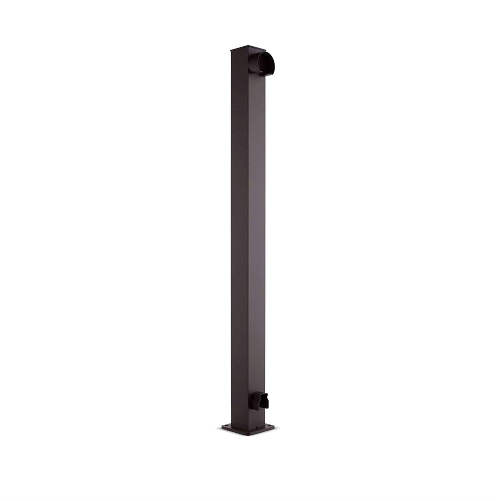 GS635/36/F - Floor Mount 36" Post for Glass Railing