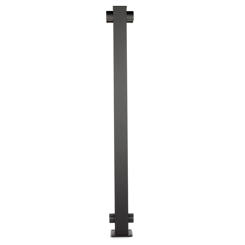 GS635/42/F - Floor Mount 42" Post for Glass Railing