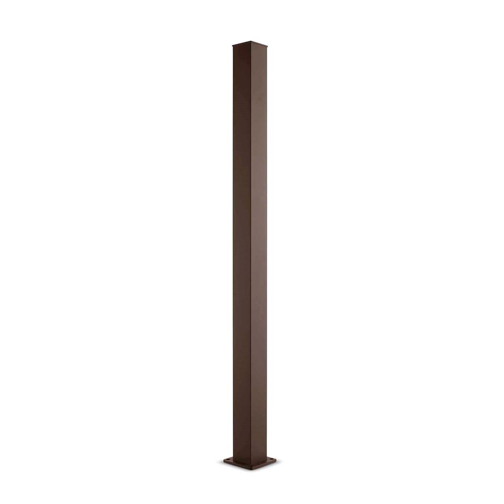 GS635/42/F - Floor Mount 42" Post for Glass Railing