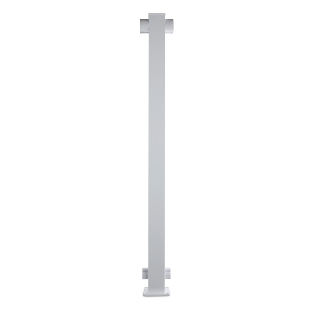 GS635/42/F - Floor Mount 42" Post for Glass Railing