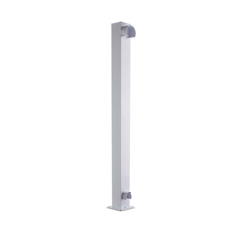 GS635/42/F - Floor Mount 42" Post for Glass Railing