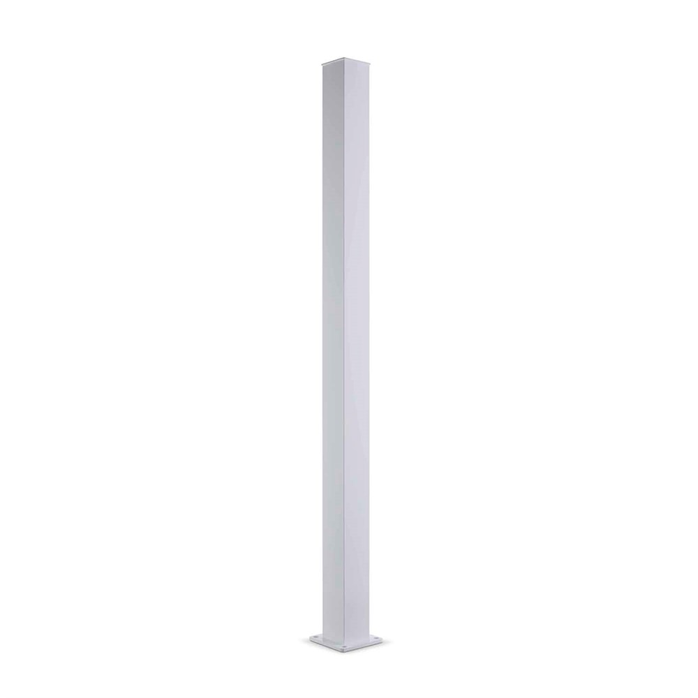 GS635/42/F - Floor Mount 42" Post for Glass Railing