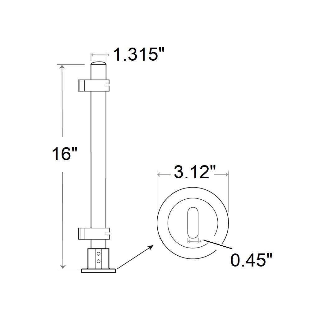 PR51-A1 - 16" High Booth Divider