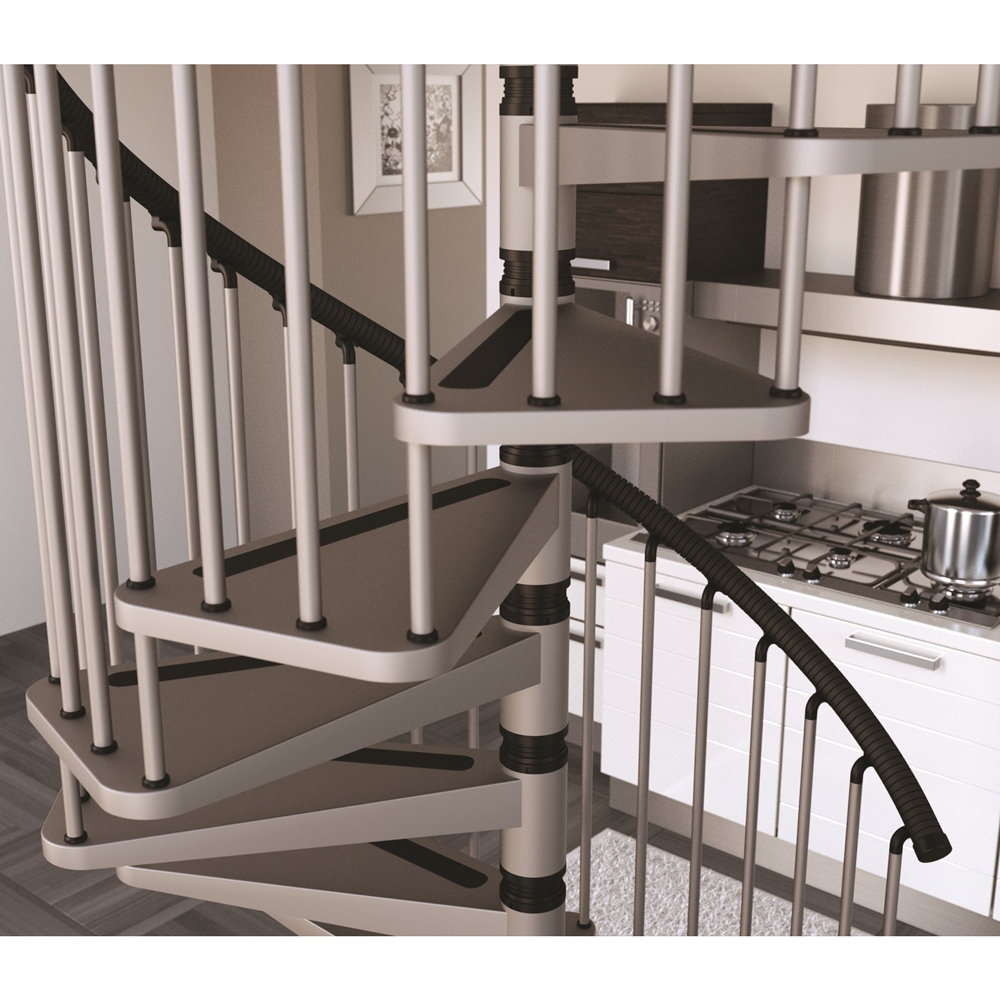 SPSGM-SG - Spiral Stair Kit - Metal Silver Gray