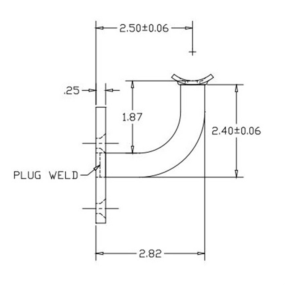 WAG-RBX1 - Wall Mount Handrail Bracket