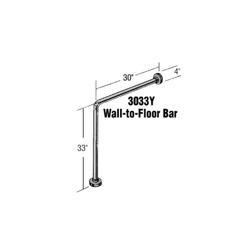 3033Y - Wall-to-Floor Bar