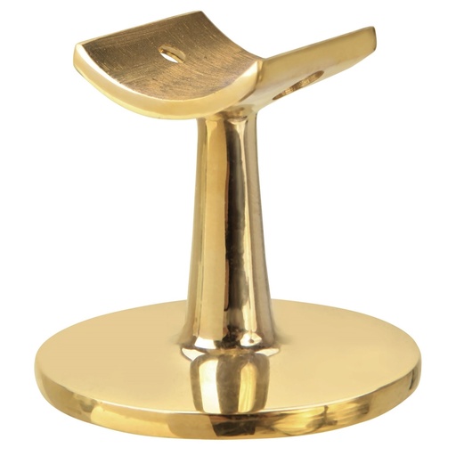 341U - Polished Brass Saddle Post (Undrilled)