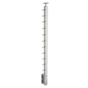 CS161/42/W - C.A.T. Fascia Mount 42" Post for 1/8" Cable and 1.67" Round Handrail