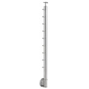 CS424/36/W - Fascia Mount 36" Post for 1/8" Cable and 1.67" Round Handrail