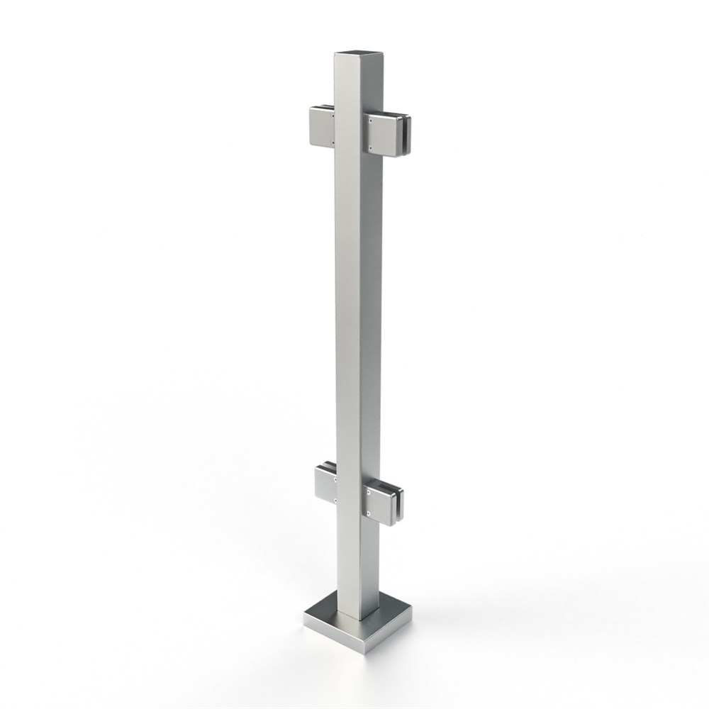 GS508/36 - 36" Square Post for 3/8" or 1/2" Glass