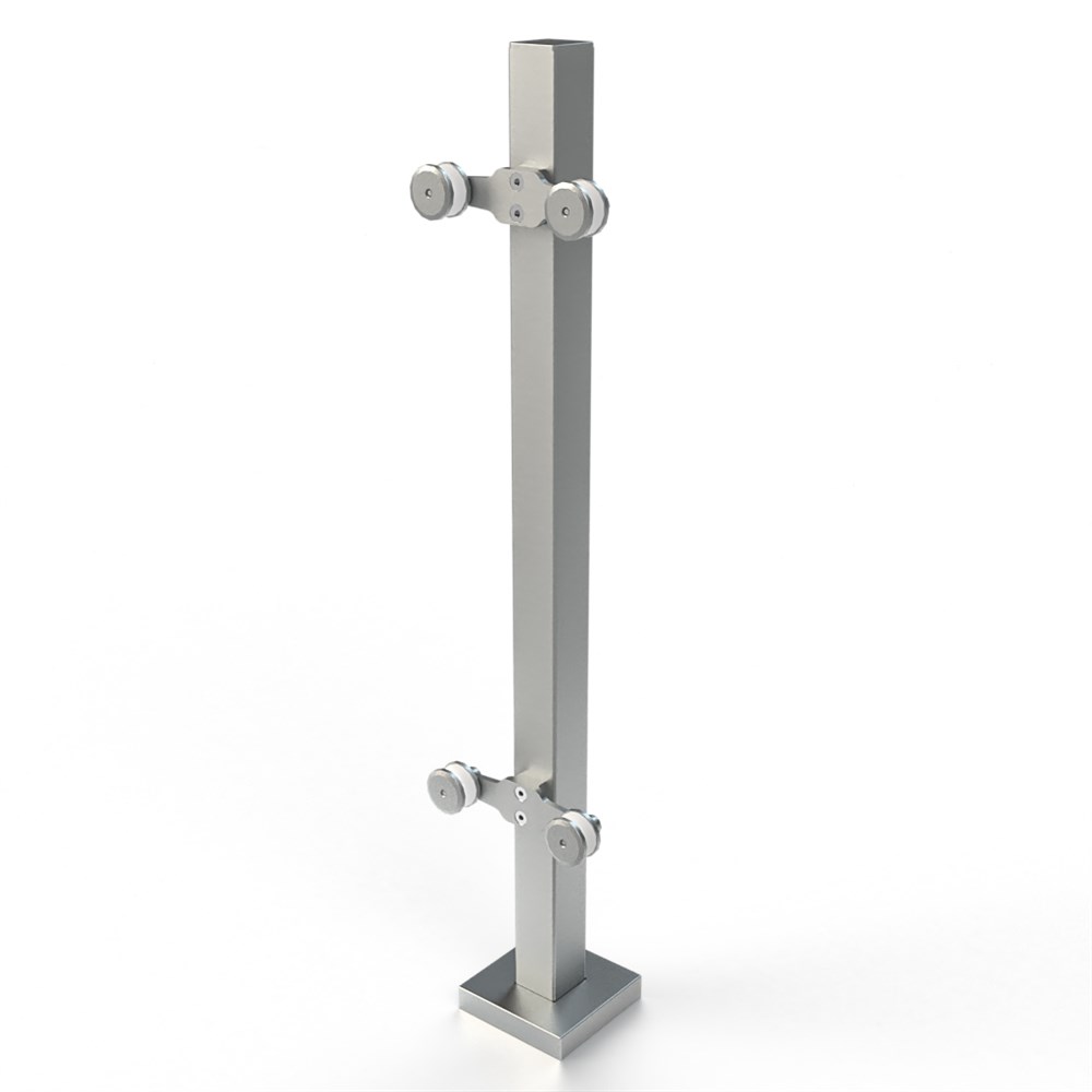 GS508SP/42 - 42" Square Spider Post for 1/2" or 3/4" Glass