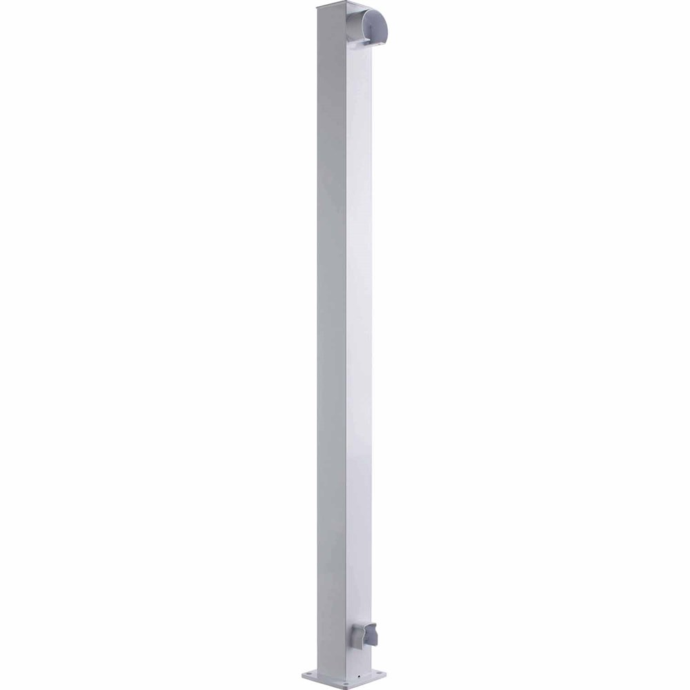 GS635/42/F - Floor Mount 42" Post for Glass Railing