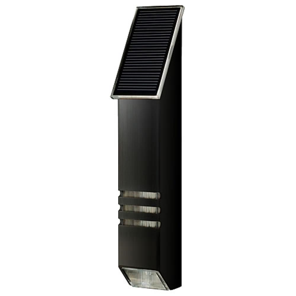 Starlight Solar Powered LED Accent Light Finish-Stainless Steel 316 Powder Coated Black