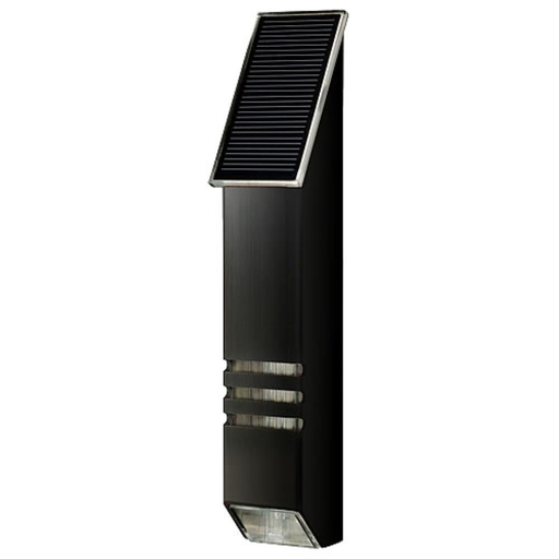 [49BK-SL01] Starlight Solar Powered LED Accent Light Finish-Stainless Steel 316 Powder Coated Black