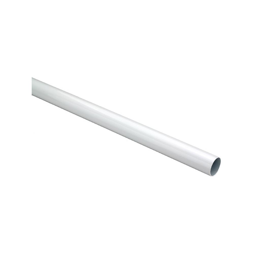 Lido Designs® Extend & Lock Closet Rod. Wheel White-20"-30"