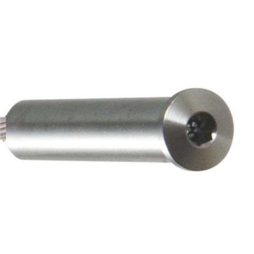 [R-6-12] Invisiware Receiver Stainless Steel 316. Length 1.56" For 1/8" or 3/16" Cable