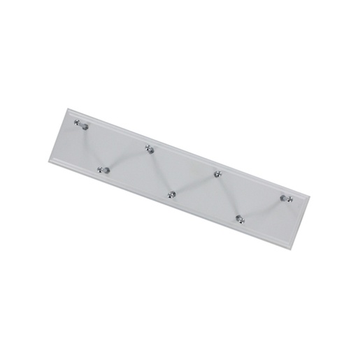 [RA1202-WH] Six Hook Belt Rack (White)