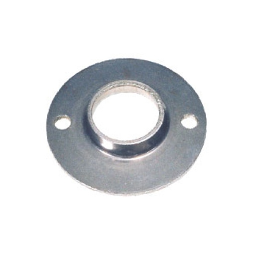 [WA-1631] Extra Heavy Flat Base Flanges With 2 Holes Aluminum Mill Finish 1-1/4" IPS