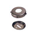 Concealed Mount Flange With Anchor Plate Milled Stainless Steel 304 1-1/2" OD Tube