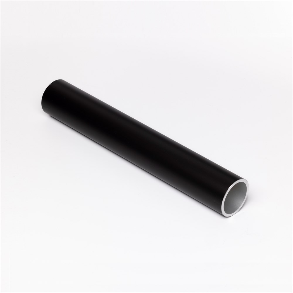 16 FT 1-1/2" IPS Aluminum Black Anodized Pipe Schedule 40 (1.610" ID - 1.900" OD - 0.145" Wall)