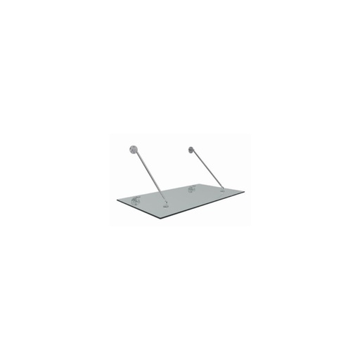 [GC1422-16] Round Glass Canopy System Kit (2 Mounting Points)