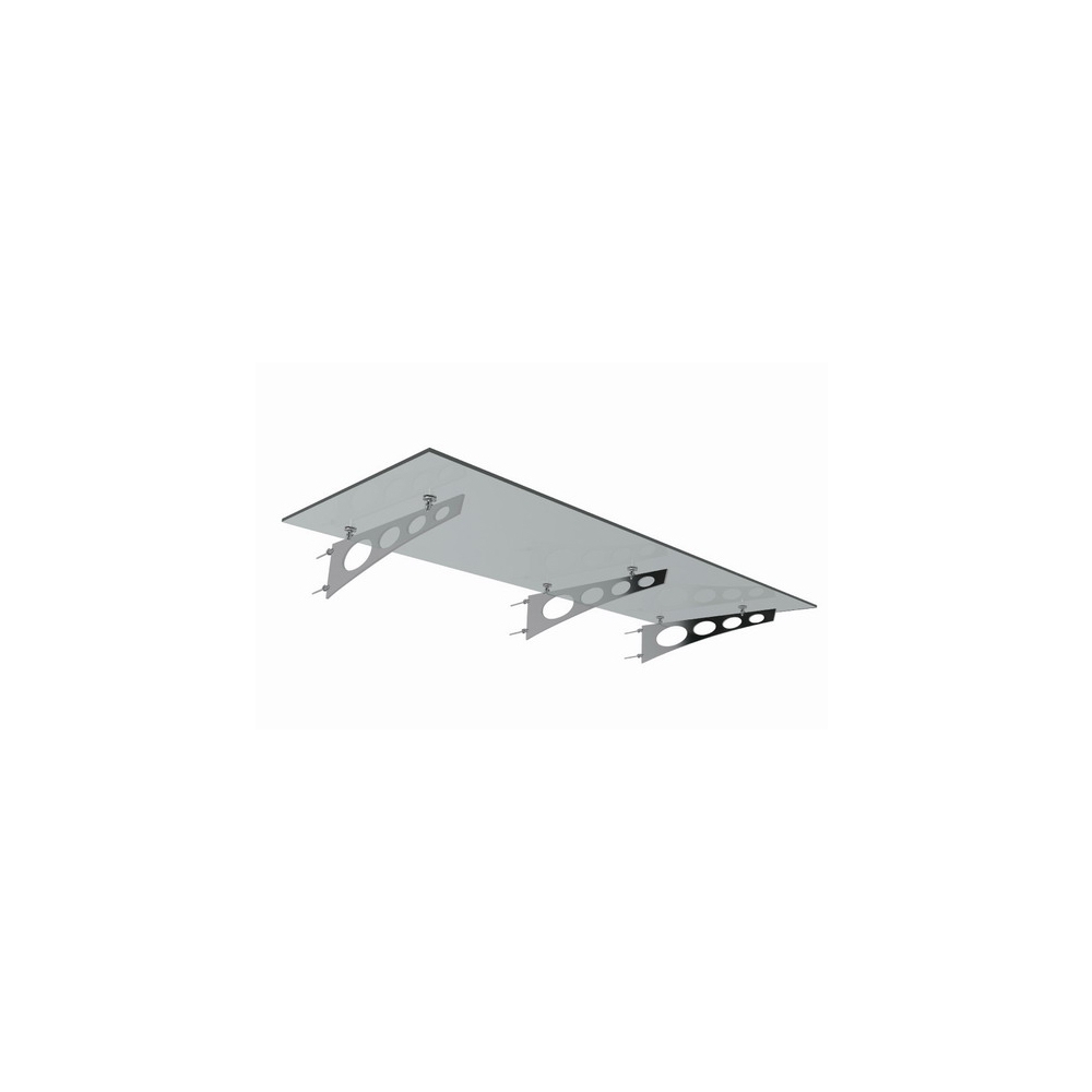 Glass Canopy Arc Bracket Kit (3 Brackets)