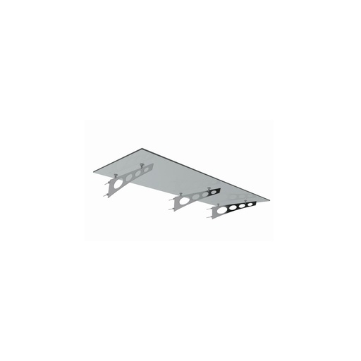 [GC1653-16] Glass Canopy Arc Bracket Kit (3 Brackets)